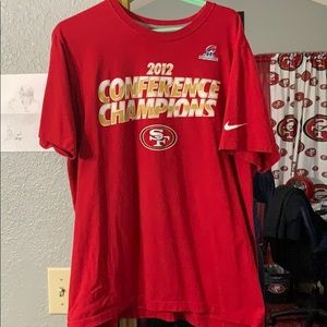 Nike 49ers conference championship shirt size XL